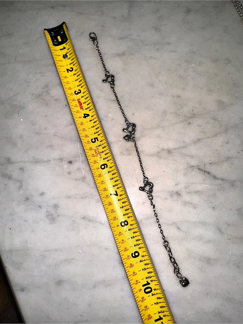 Brighton Tuscan Heart Anklet Heart Anklet in Silver Like New